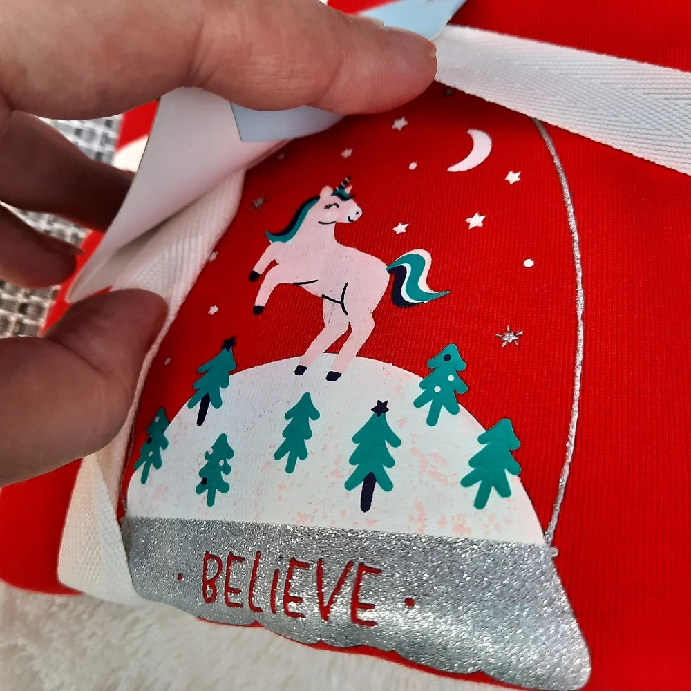 Cat Jack 2T Christmas Unicorn & Plaid Flannel Pajama Set NEW Holiday 2T